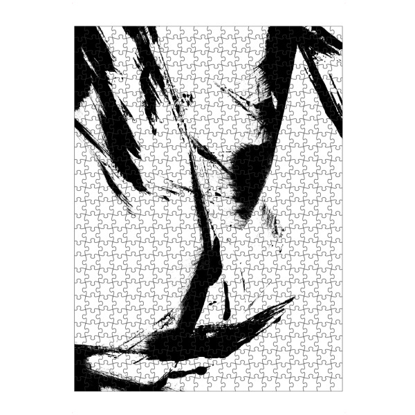 artboxONE Puzzle "Feathery Streak" artboxONE - Abstrakt - Acryl,Acrylmalerei,Pinselstriche,Textur - Bild acryl