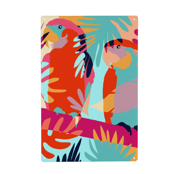 Holzbild "Couples That Camouflage Together" artboxONE - Natur,Tiere