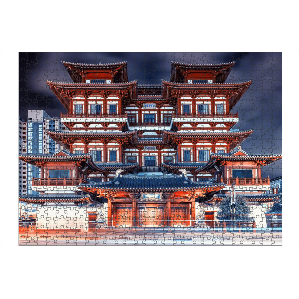 artboxONE Puzzle "Singapore night" artboxONE - Städte,Reise,Architektur,Reise / Asien,Städte / Singapur