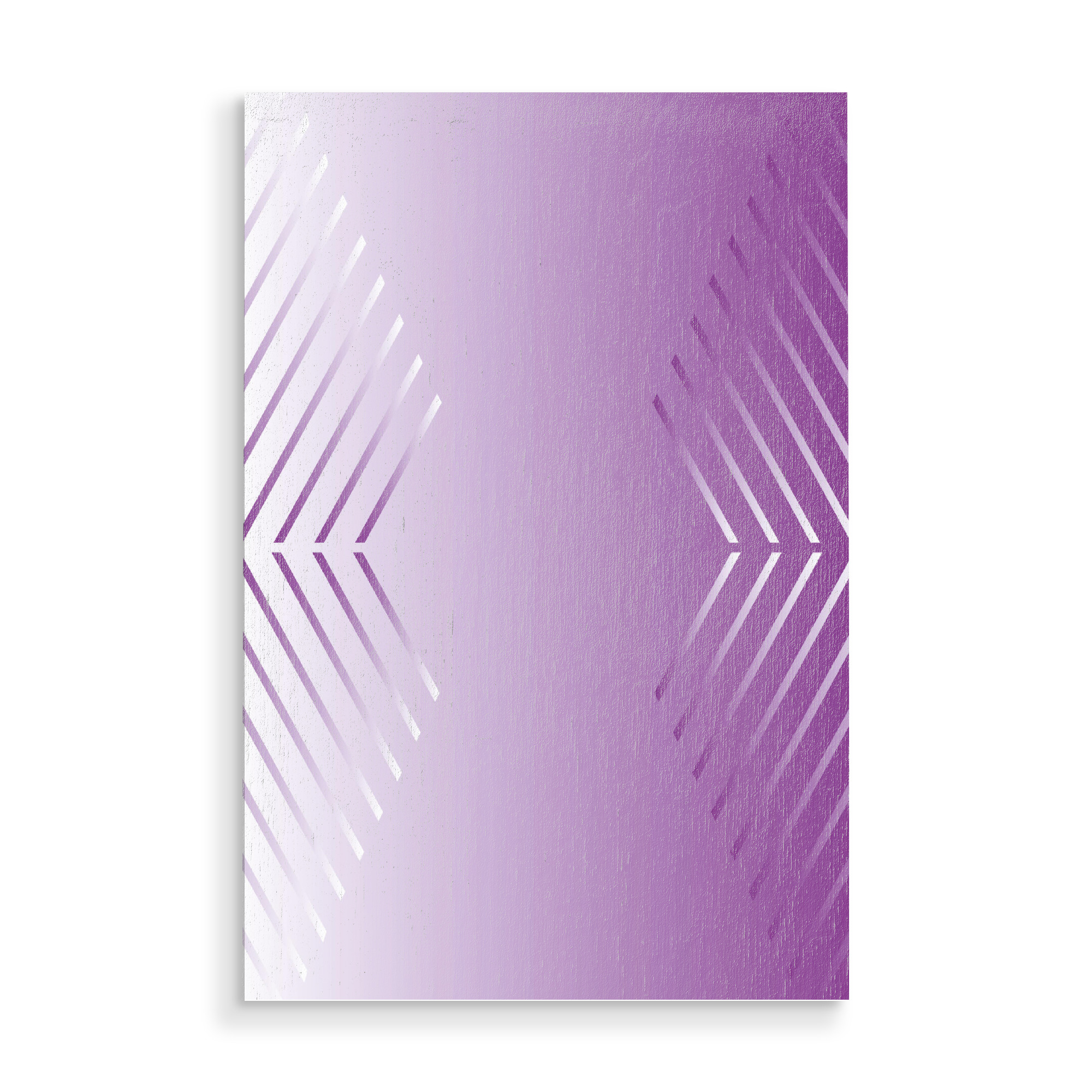 Holzbild "Hexagon Purple Light Dark Fade" artboxONE - Abstrakt,Geometrie,Ultraviolet