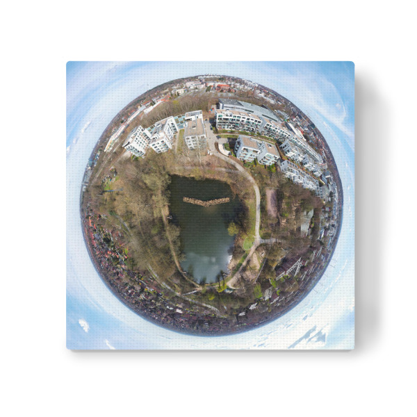 Leinwandbild "Hamburg-Nettelnburger Baggersee" artboxONE - Städte,Städte / Hamburg,Natur,Reise,Reise / Länder