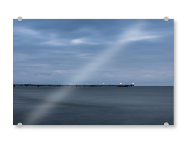 Acrylglasbild "Seebrücke Lubmin" artboxONE - Natur,Architektur