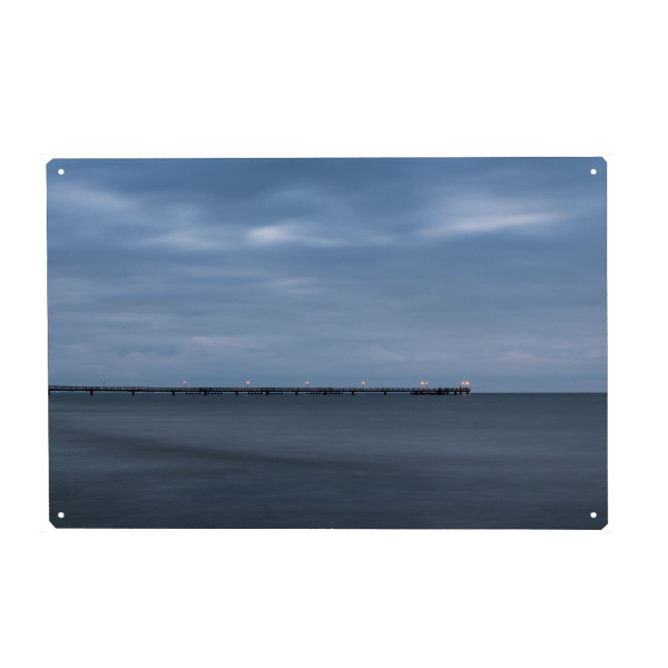 Holzbild "Seebrücke Lubmin" artboxONE - Natur,Architektur