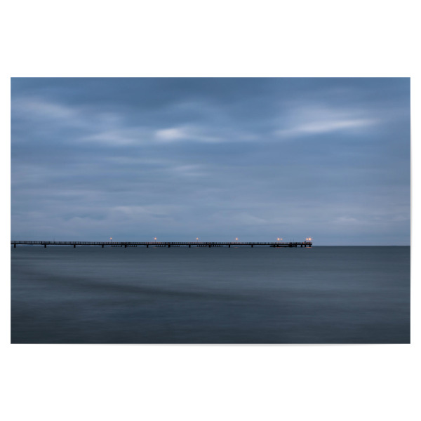 Poster 30x20 cm "Seebrücke Lubmin" artboxONE - Natur,Architektur