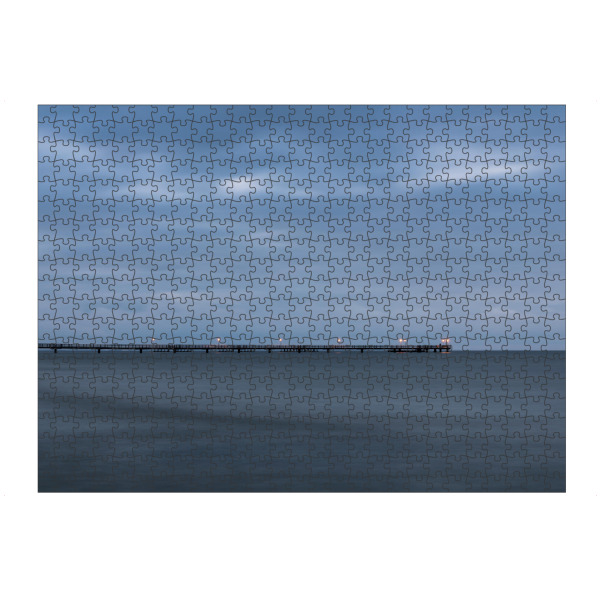 Puzzle Ravensburger "Seebrücke Lubmin" artboxONE - Natur,Architektur