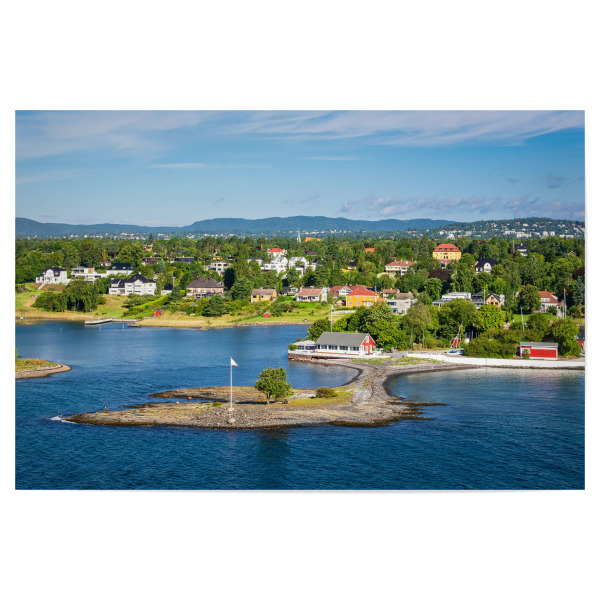 Poster "Oslofjord in Norwegen" artboxONE - Natur,Reise,Reise / Länder