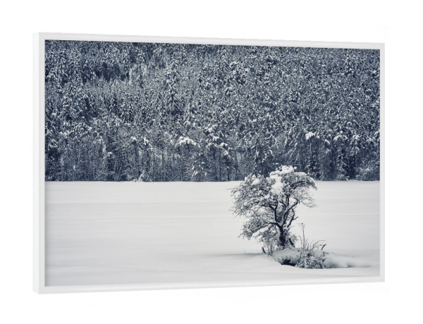 Poster mit weißem Rahmen "Winter is coming" artboxONE - Natur,Reise,Reise / Länder