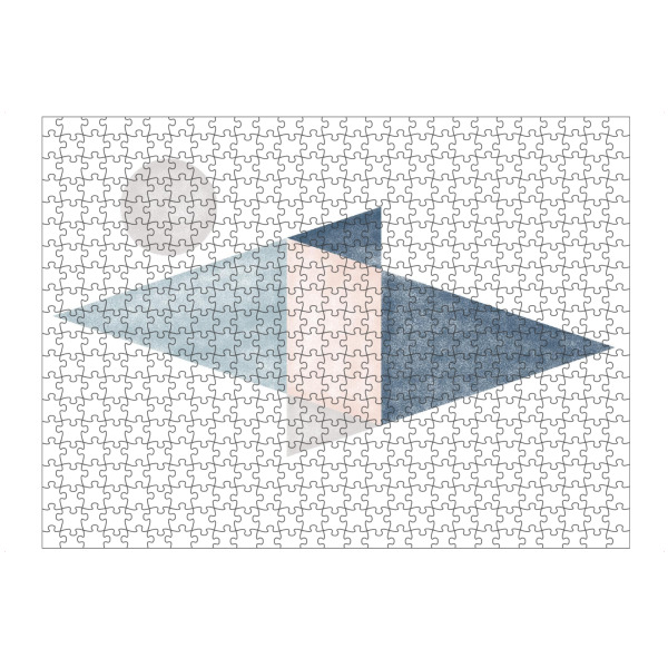 artboxONE Puzzle "Crosstriangled" artboxONE - Abstrakt,Geometrie