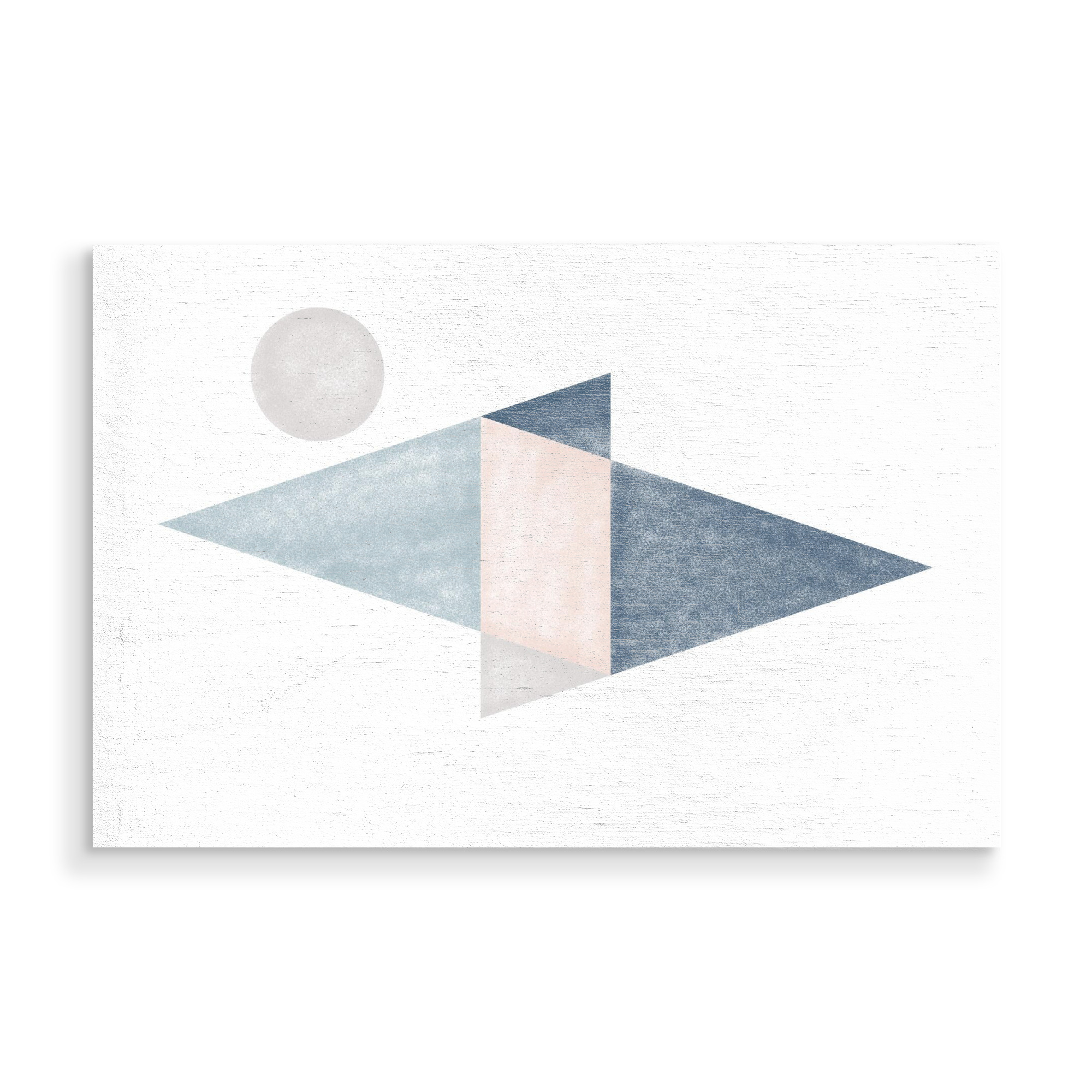 Holzbild "Crosstriangled" artboxONE - Abstrakt,Geometrie
