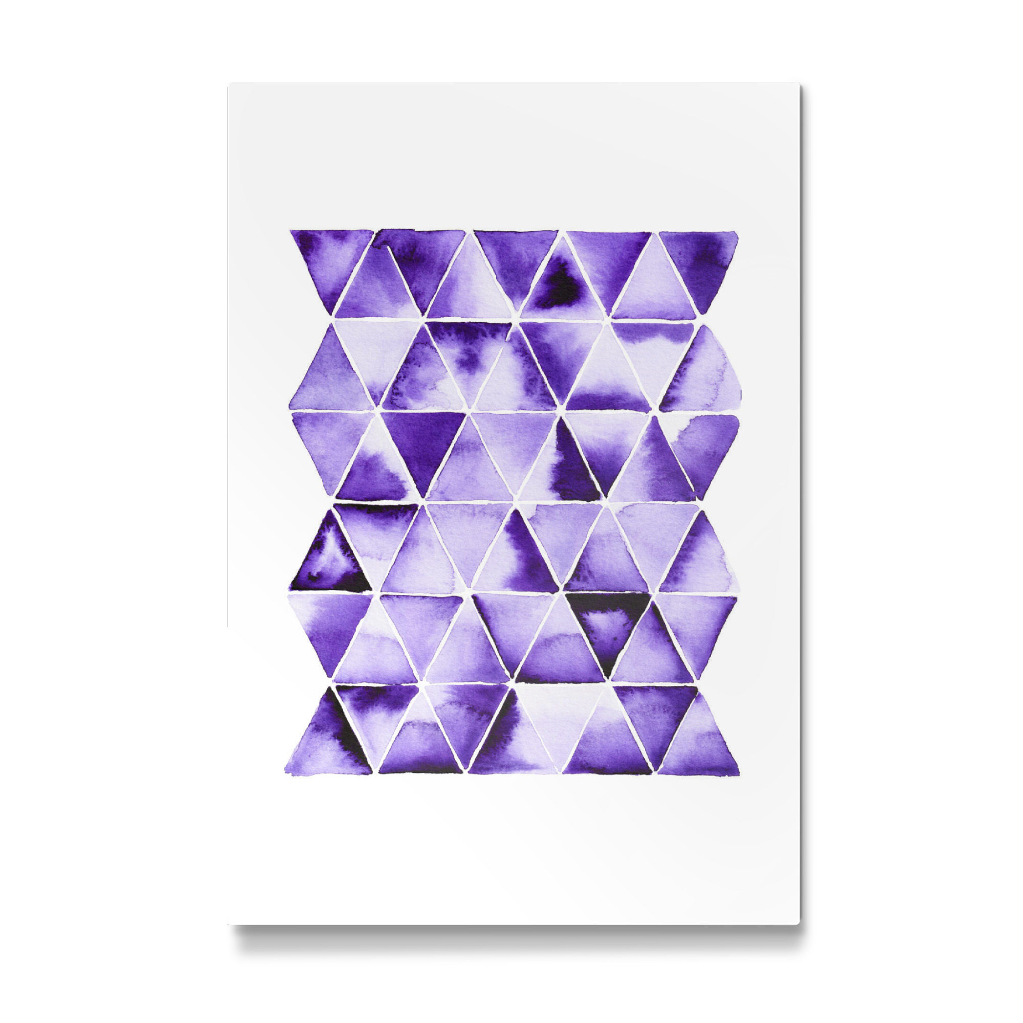 Galerie-Print "Buffiere - Violette Dreiecke" 75x50 cm artboxONE
