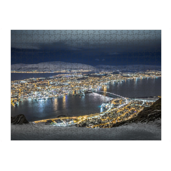 Puzzle Ravensburger "Tromso winter's night" artboxONE - Städte