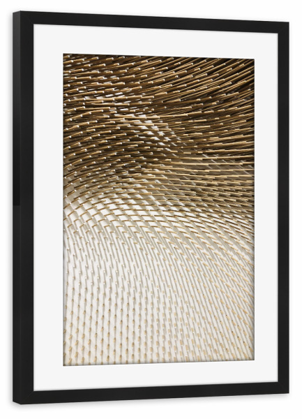 Poster mit Rahmen schwarz "Woodsticks" artboxONE - Abstrakt - Wood,Holz,Sticks,Abstrakt,Abstract,Art,Design,Kunst,Minimalism