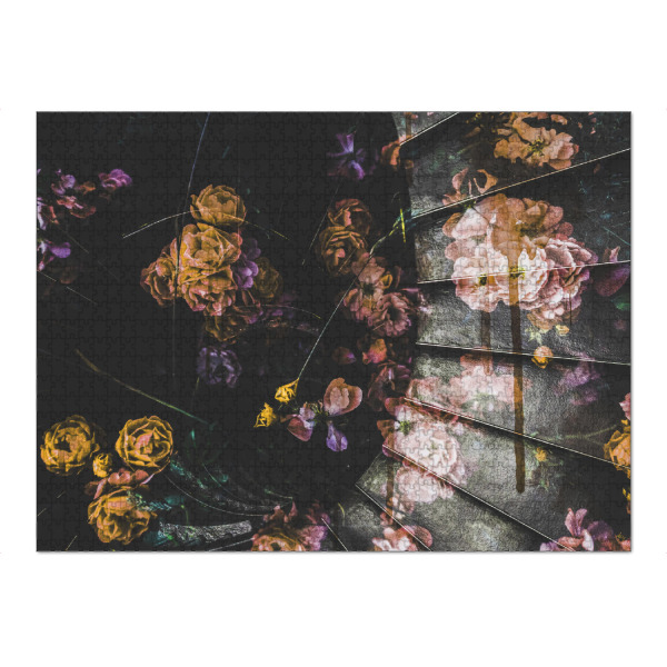 Puzzle Ravensburger "Roses Bloomed by Tas" artboxONE - Natur,Floral,Geometrie