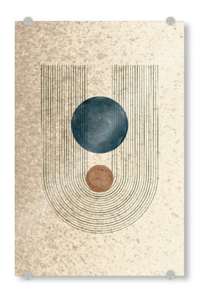 Acrylglasbild "Geometric and Abstract" artboxONE - Abstrakt,Geometrie