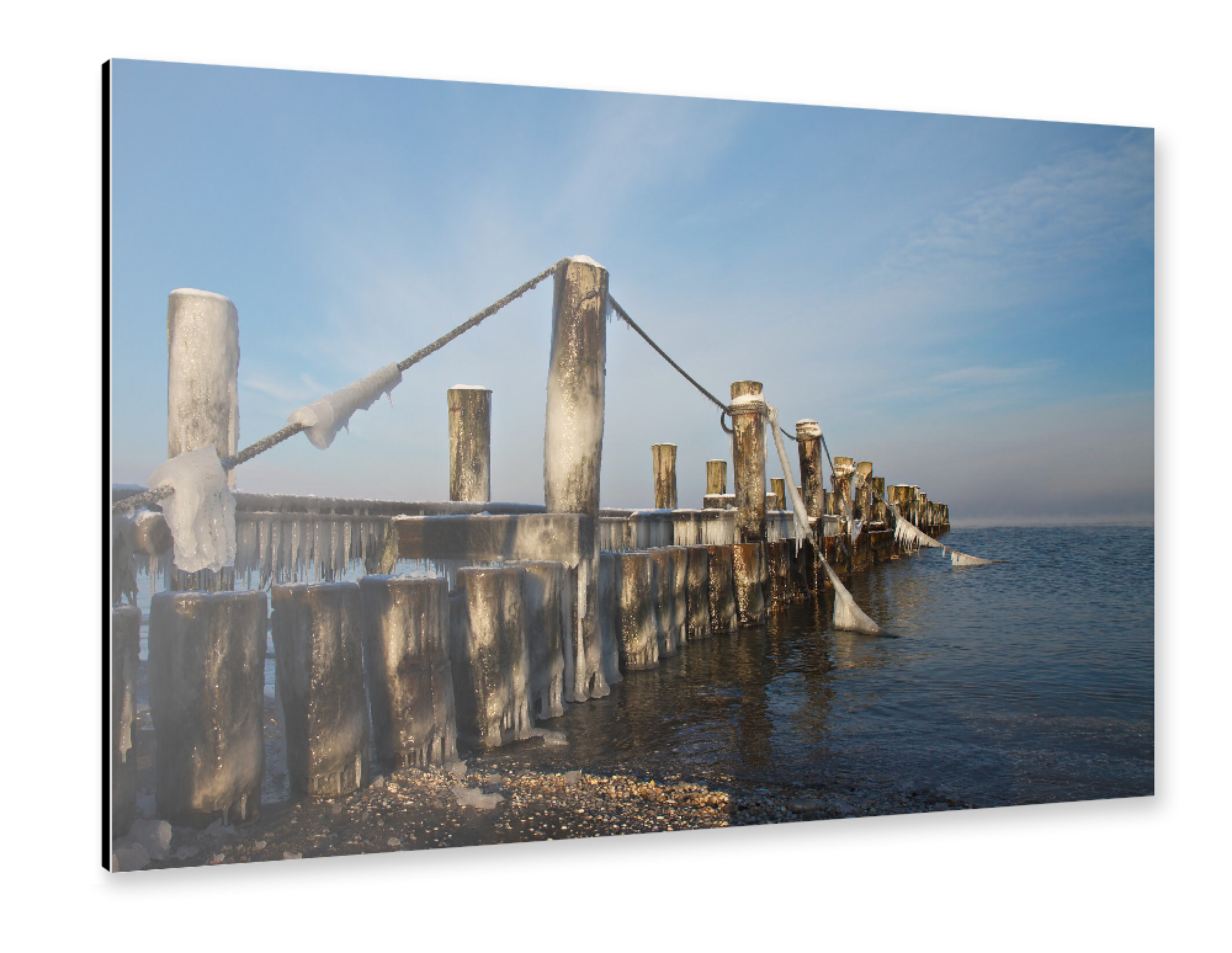 Alu-Dibond "Buhne bei Zingst" 75x50 cm artboxONE