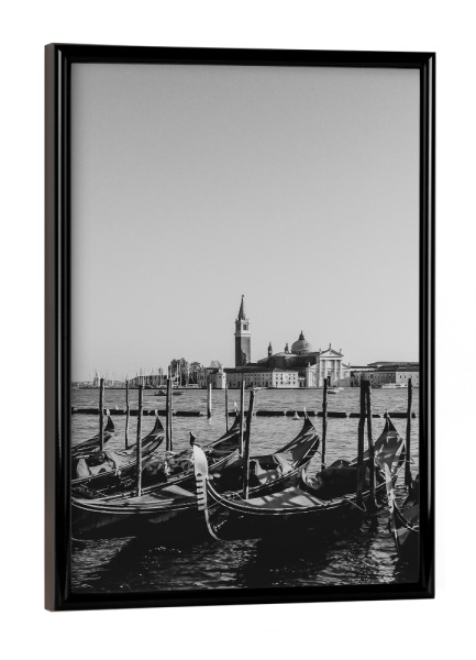 Poster mit schwarzem Rahmen "Venice in B&W" artboxONE - Reise,Architektur,Städte / Venedig