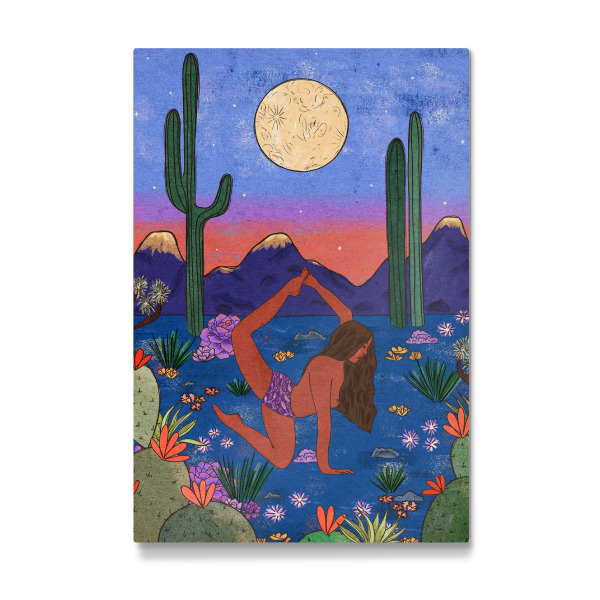 Galerie-Print "Wüsten Yoga" 30x20 cm artboxONE