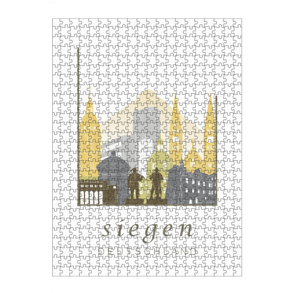 artboxONE Puzzle "Siegen skyline desert" artboxONE - Städte,Reise,Architektur,Kartografie