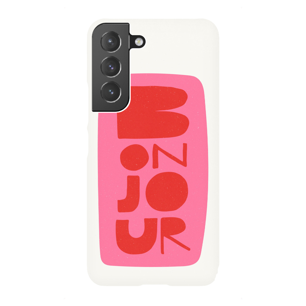 Samsung Galaxy "Bonjour French Word Pink" Premium-Case Handyhülle artboxONE