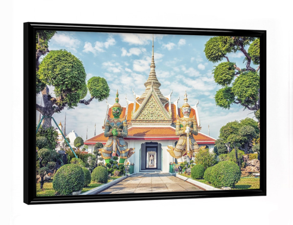 Poster mit schwarzem Rahmen "The gardians" artboxONE - Städte,Reise,Architektur,Reise / Asien,Reise / Länder