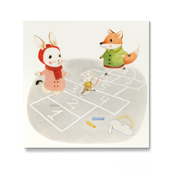 Galerie-Print "Himmel und Hölle" 30x30 cm artboxONE