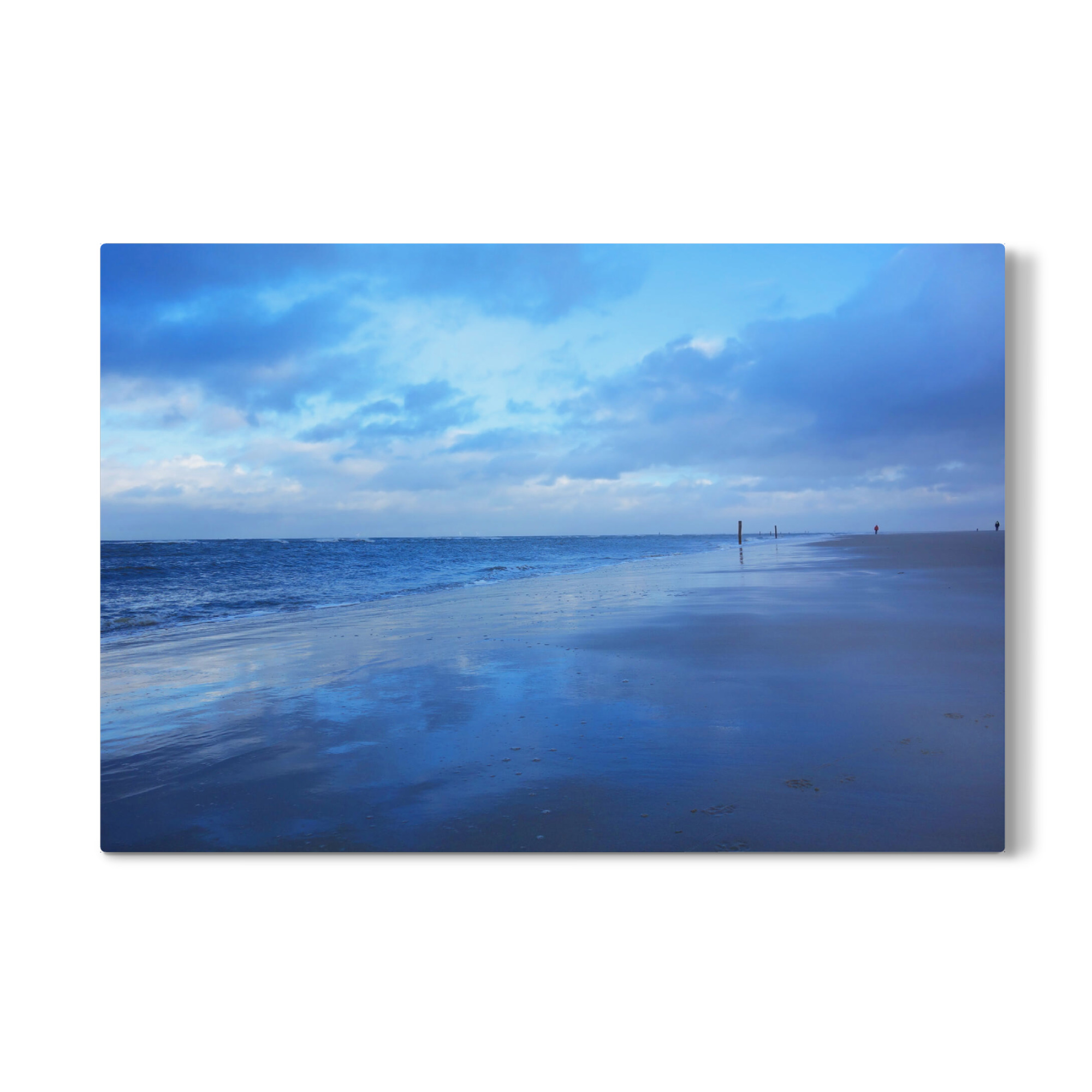 Galerie-Print "Blauer Strand" 75x50 cm artboxONE
