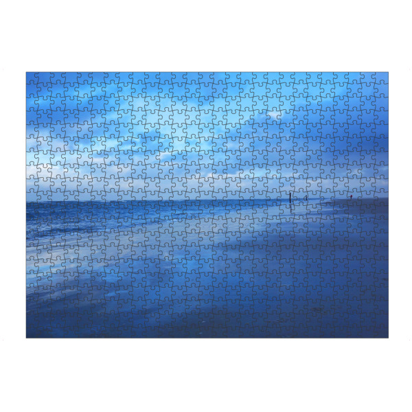 artboxONE Puzzle "Blauer Strand" artboxONE - Natur,Reise,Reise / Strand und Meer