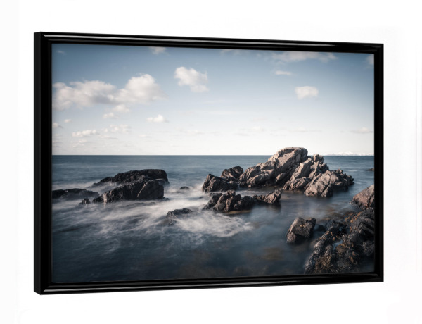 Poster mit schwarzem Rahmen "Seaside" artboxONE - Natur