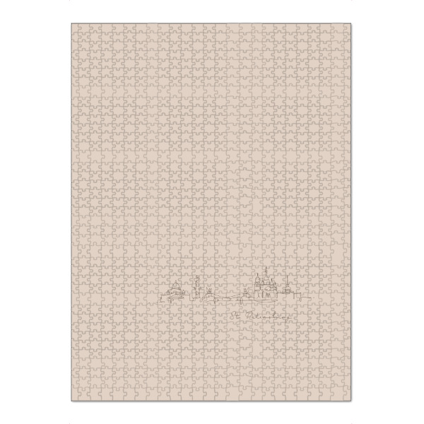 Puzzle Ravensburger "Line silhouette petersburg beige" artboxONE - Städte,Reise,Städte / Sankt Petersburg