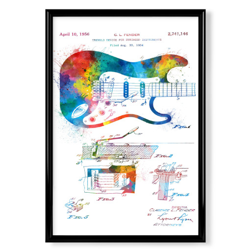 Electric fender guitar patent