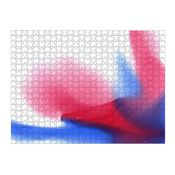 Puzzle Ravensburger "Abstract - Rose and Blue" artboxONE - Abstrakt