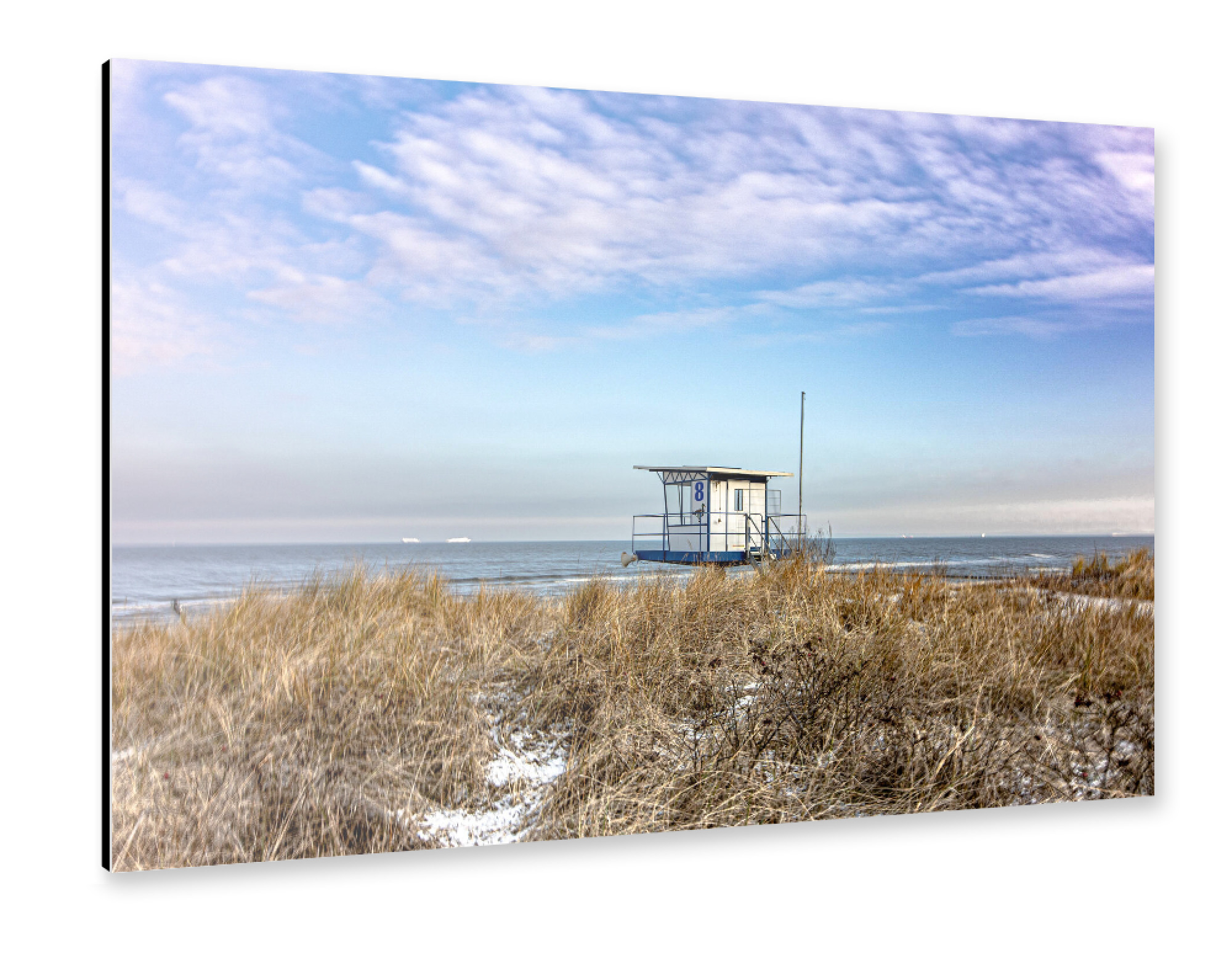 Alu-Dibond "Aussicht aufs Meer" 30x20 cm artboxONE