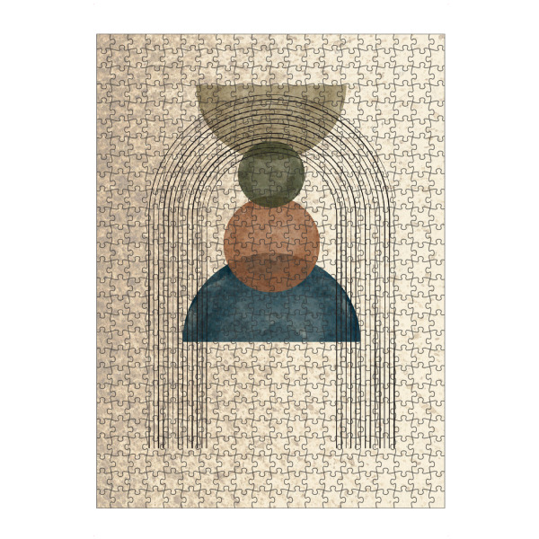 Puzzle Ravensburger "Shapes on Texture" artboxONE - Abstrakt,Geometrie