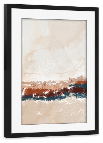 Poster mit Rahmen schwarz "Colapse" artboxONE - Abstrakt - Abstract,Art,Design,Texture,Painting,Abstrakt