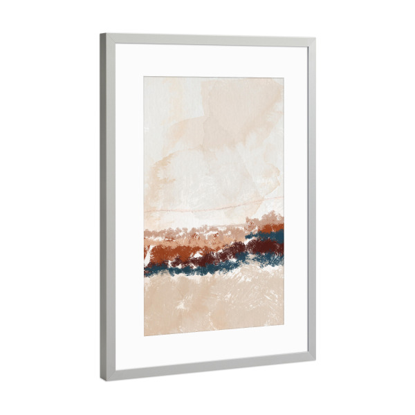 Poster mit Rahmen Silber "Colapse" artboxONE - Abstrakt - Abstract,Art,Design,Texture,Painting,Abstrakt