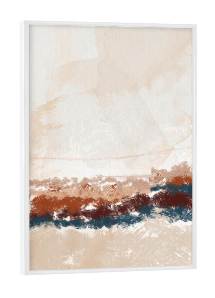 Poster mit weißem Rahmen "Colapse" artboxONE - Abstrakt - Abstract,Art,Design,Texture,Painting,Abstrakt