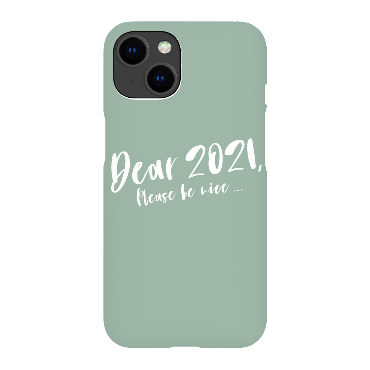 iPhone "Hoffnungsvoll I Grün" Premium-Case Handyhülle artboxONE