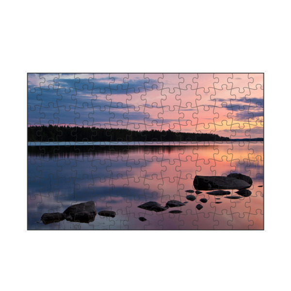 artboxONE Puzzle "Steine im See in Finnland" artboxONE - Natur,Reise,Reise / Länder