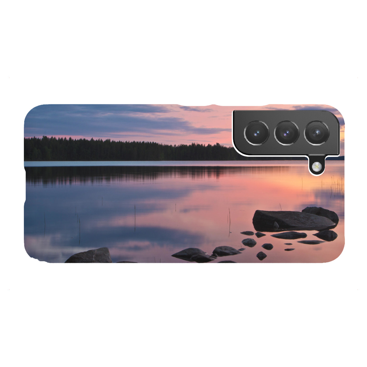 "Steine im See in Finnland"für Samsung Galaxy - Premium-Case Handyhülle artboxONE