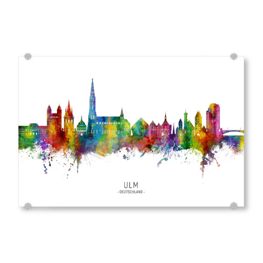 Ulm Germany Skyline txt