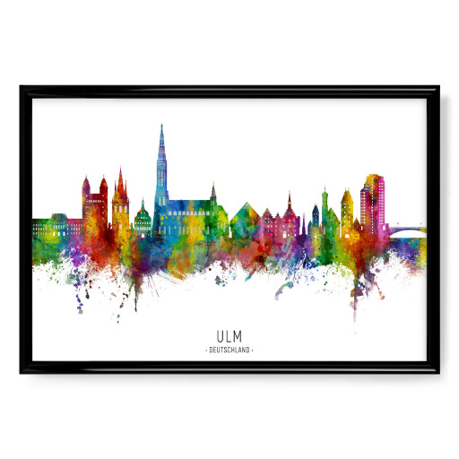 Ulm Germany Skyline txt