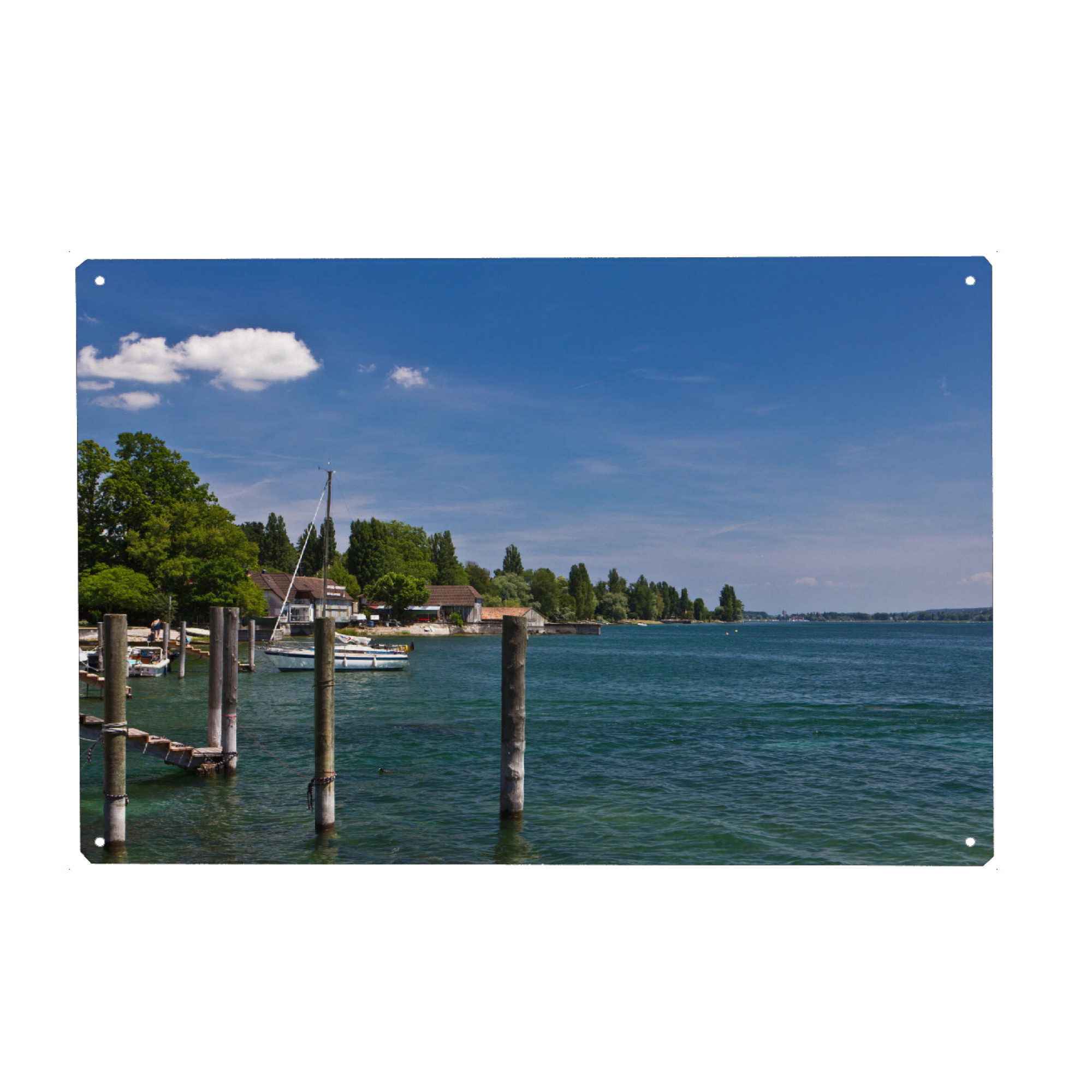 Holzbild "Sommer am Bodensee" artboxONE - Natur,Reise