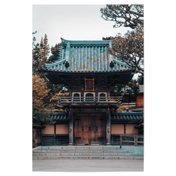Poster 30x20 cm "Japanischer Garten San Francisco" artboxONE - Städte,Reise,Städte / San Francisco