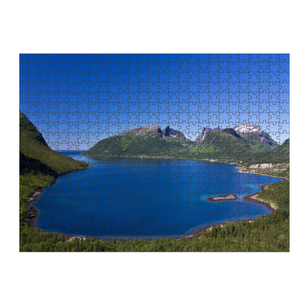 Puzzle Ravensburger "Bergsfjord auf Senja in Norwegen" artboxONE - Natur,Reise,Reise / Strand und Meer,Reise / Länder