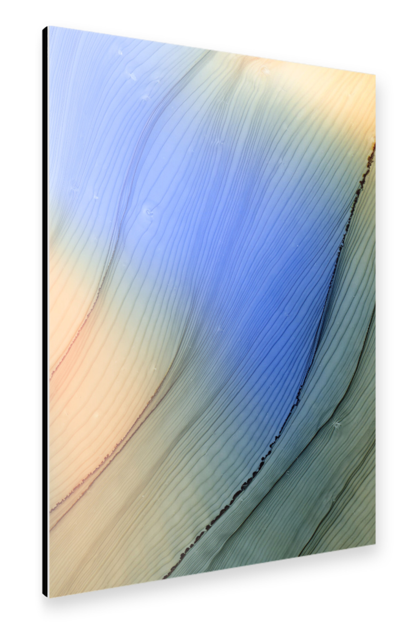 Alu-Dibond "Blau the Day" 75x50 cm artboxONE