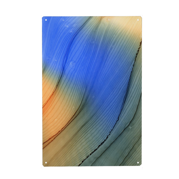 Holzbild "Blau the Day" artboxONE - Abstrakt