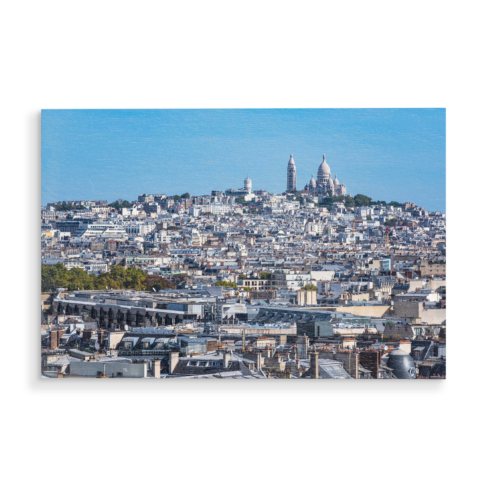 Holzbild "Basilika Sacre-Coeur" artboxONE - Reise,Architektur,Städte / Paris