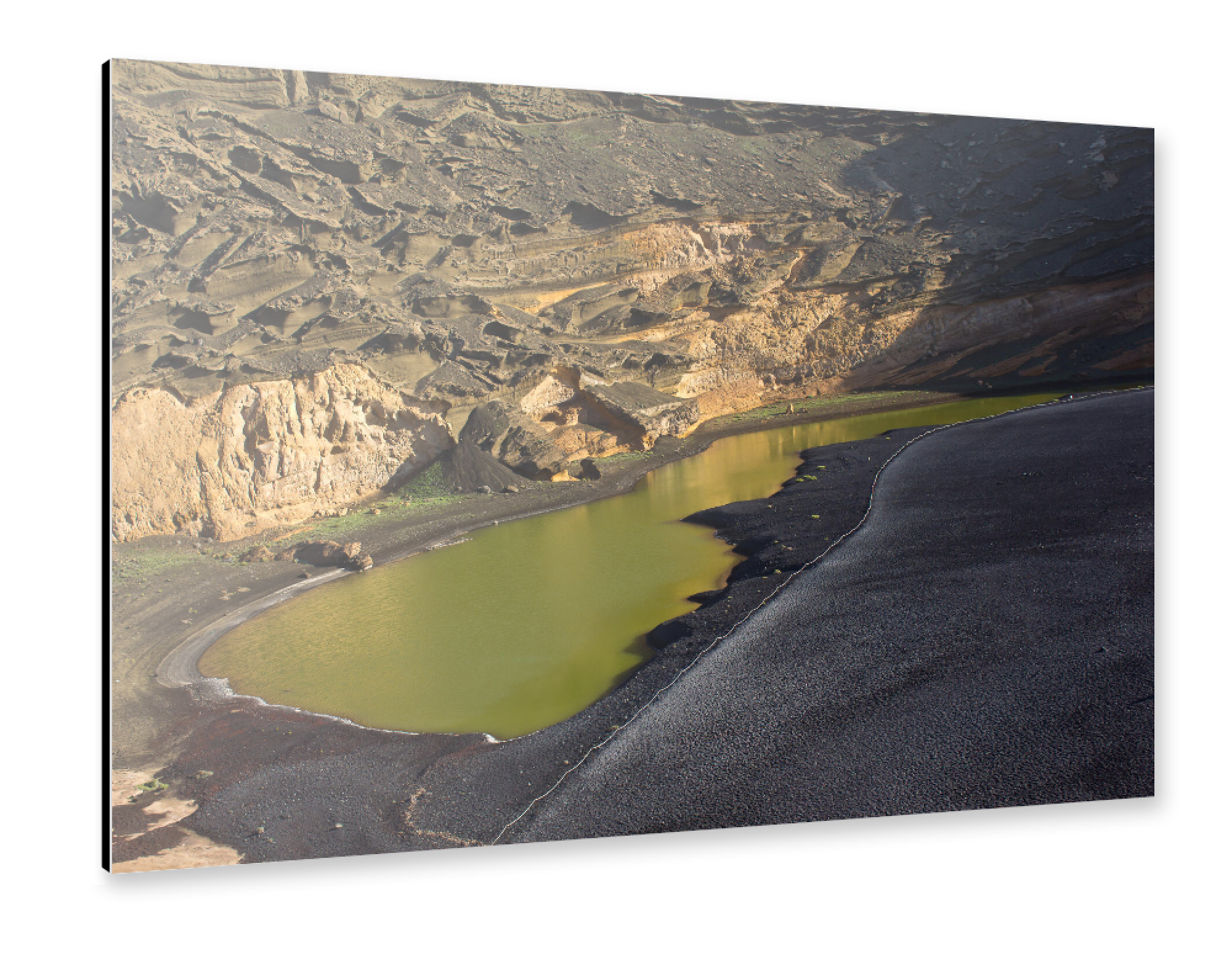 Alu-Dibond "Lago Verde auf Lanzarote" 75x50 cm artboxONE