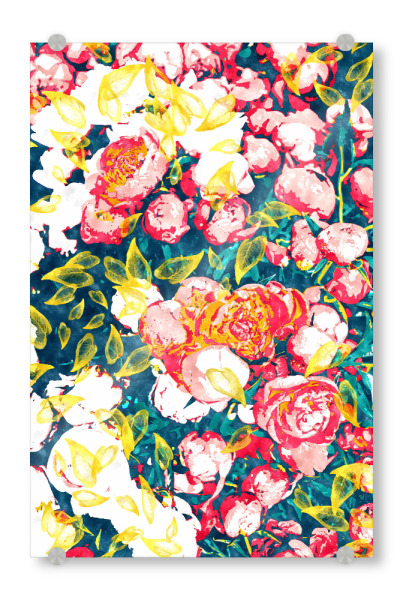 Acrylglasbild "Nature Smiles in Flowers" artboxONE - Natur,Floral