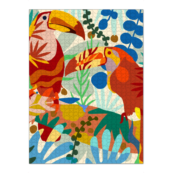 Puzzle Ravensburger "Toucan' of My Love" artboxONE - Natur,Floral,Tiere